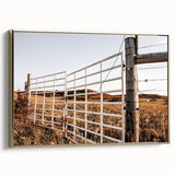 Farmhouse Wall Art: Rustic Gate and Fence - Country Style Decor