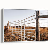 Farmhouse Wall Art: Rustic Gate and Fence - Country Style Decor