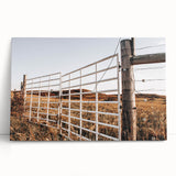 Farmhouse Wall Art: Rustic Gate and Fence - Country Style Decor