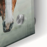 Farmhouse Wall Art - Rustic Horse Portrait Country Style Decor Print