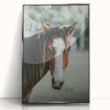 Farmhouse Wall Art - Rustic Horse Portrait Country Style Decor Print