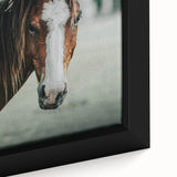 Farmhouse Wall Art - Rustic Horse Portrait Country Style Decor Print