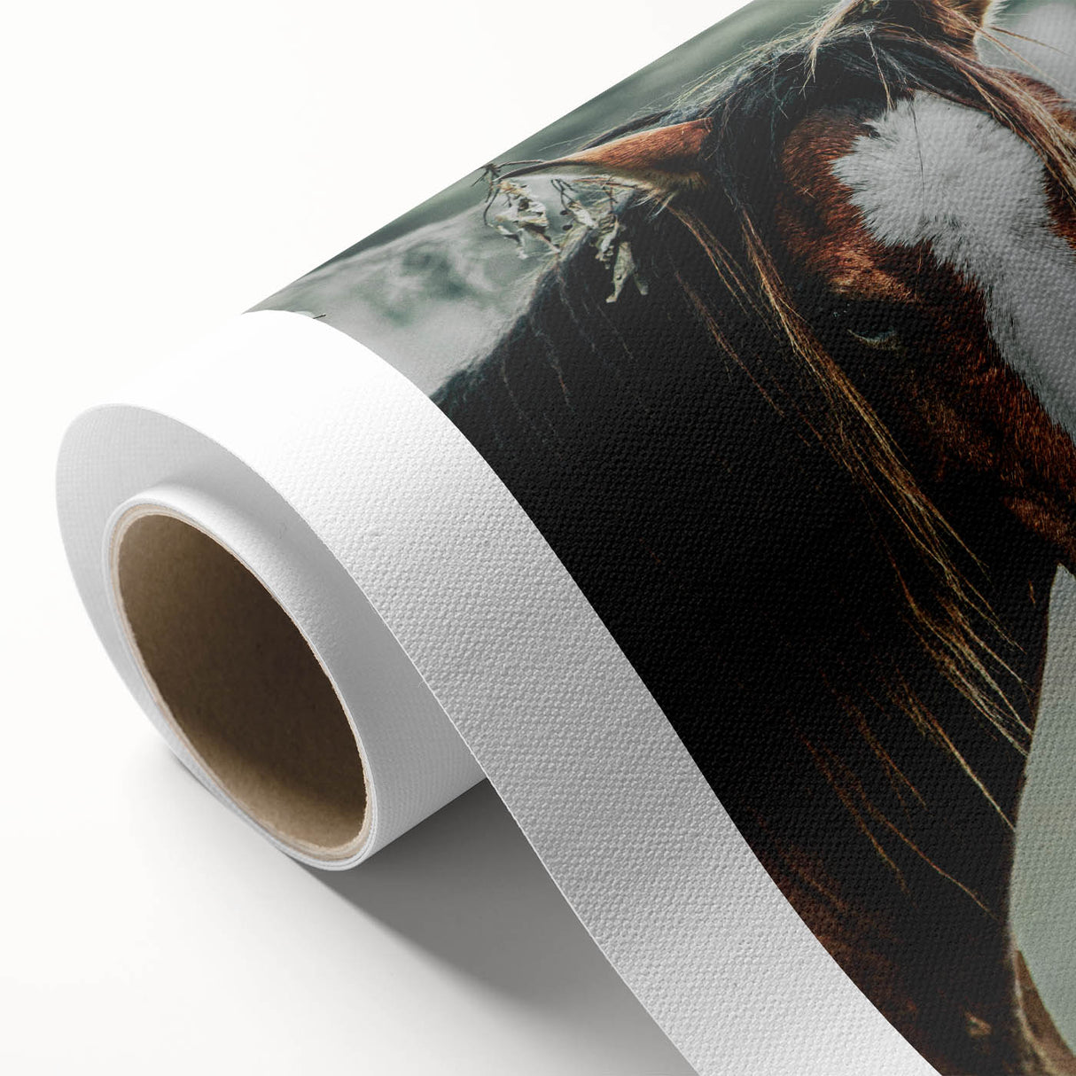 Farmhouse Wall Art - Rustic Horse Portrait Country Style Decor Print