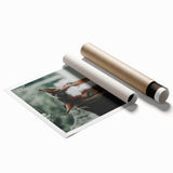 Farmhouse Wall Art - Rustic Horse Portrait Country Style Decor Print