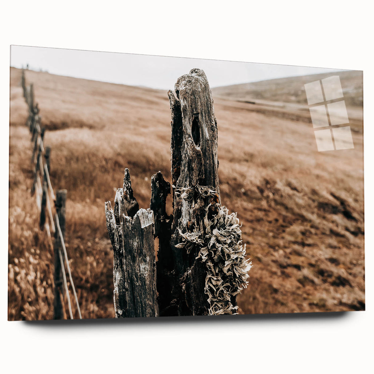 Farmhouse Wall Art: Weathered Fence Post - Rustic Country Decor