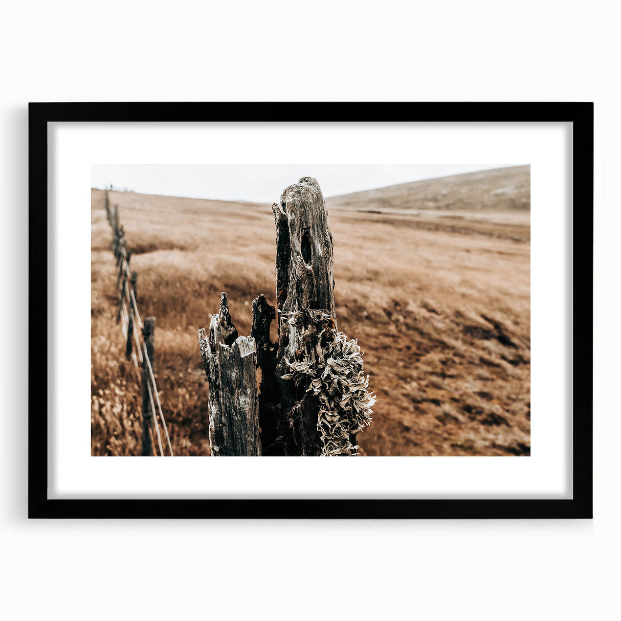 Farmhouse Wall Art: Weathered Fence Post - Rustic Country Decor