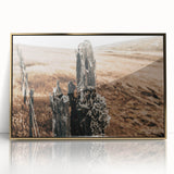 Farmhouse Wall Art: Weathered Fence Post - Rustic Country Decor