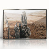 Farmhouse Wall Art: Weathered Fence Post - Rustic Country Decor