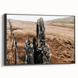 Farmhouse Wall Art: Weathered Fence Post - Rustic Country Decor