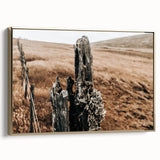 Farmhouse Wall Art: Weathered Fence Post - Rustic Country Decor