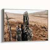 Farmhouse Wall Art: Weathered Fence Post - Rustic Country Decor