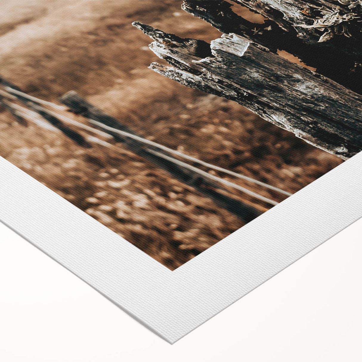 Farmhouse Wall Art: Weathered Fence Post - Rustic Country Decor