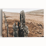 Farmhouse Wall Art: Weathered Fence Post - Rustic Country Decor