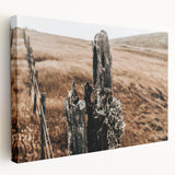 Farmhouse Wall Art: Weathered Fence Post - Rustic Country Decor