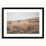 Farmhouse Wall Art: Rustic Fence & Field - Country Style Decor