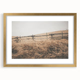 Farmhouse Wall Art: Rustic Fence & Field - Country Style Decor