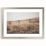 Farmhouse Wall Art: Rustic Fence & Field - Country Style Decor