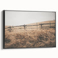 Farmhouse Wall Art: Rustic Fence & Field - Country Style Decor