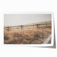 Farmhouse Wall Art: Rustic Fence & Field - Country Style Decor