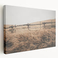 Farmhouse Wall Art: Rustic Fence & Field - Country Style Decor