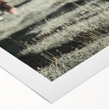 Farmhouse Wall Art: Horses Grazing in Field - Rustic Country Decor