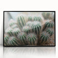 Green Cactus Cluster Farmhouse Wall Art – Rustic Country Decor Print