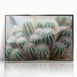 Green Cactus Cluster Farmhouse Wall Art – Rustic Country Decor Print