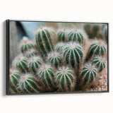 Green Cactus Cluster Farmhouse Wall Art – Rustic Country Decor Print