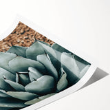 Agave Plant Farmhouse Wall Art – Rustic Country Style Decor Print