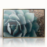 Agave Plant Close-Up Farmhouse Wall Art – Rustic Country Style Decor