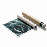 Agave Plant Close-Up Farmhouse Wall Art – Rustic Country Style Decor