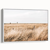 Golden Grass Field Farmhouse Wall Art – Rustic Country Decor Print
