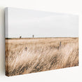 Golden Grass Field Farmhouse Wall Art – Rustic Country Decor Print