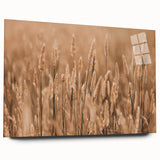 Golden Wheat Field Farmhouse Wall Art – Rustic Country Decor Print