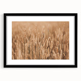 Golden Wheat Field Farmhouse Wall Art – Rustic Country Decor Print