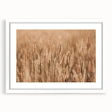 Golden Wheat Field Farmhouse Wall Art – Rustic Country Decor Print