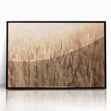 Golden Wheat Field Farmhouse Wall Art – Rustic Country Decor Print
