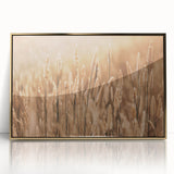 Golden Wheat Field Farmhouse Wall Art – Rustic Country Decor Print
