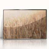 Golden Wheat Field Farmhouse Wall Art – Rustic Country Decor Print
