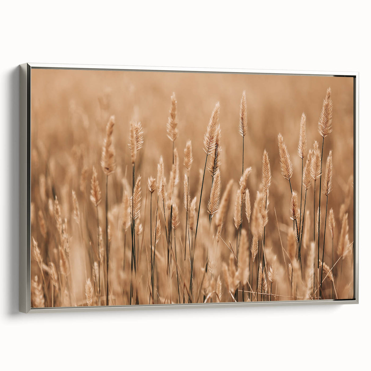 Golden Wheat Field Farmhouse Wall Art – Rustic Country Decor Print