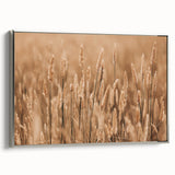 Golden Wheat Field Farmhouse Wall Art – Rustic Country Decor Print