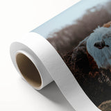 Grazing Cattle Farmhouse Wall Art – Rustic Country Style Decor Print