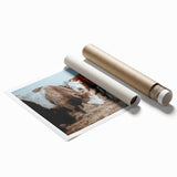 Grazing Cattle Farmhouse Wall Art – Rustic Country Style Decor Print