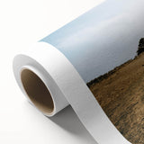 Open Field and Fence Farmhouse Wall Art – Rustic Country Style Print