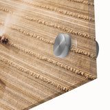 Harvested Field Aerial View Wall Art – Rustic Farmhouse Decor Print