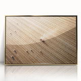 Harvested Field Aerial View Wall Art – Rustic Farmhouse Decor Print