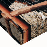 Horses at the Fence Farmhouse Wall Art – Rustic Country Style Print