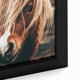 Farmhouse Wall Art - Pony with Flowing Mane Rustic Country Style Decor