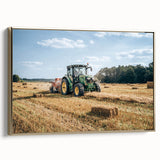 Rustic Farmhouse Wall Art: Tractor in Field - Country Style Decor Print