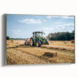 Rustic Farmhouse Wall Art: Tractor in Field - Country Style Decor Print
